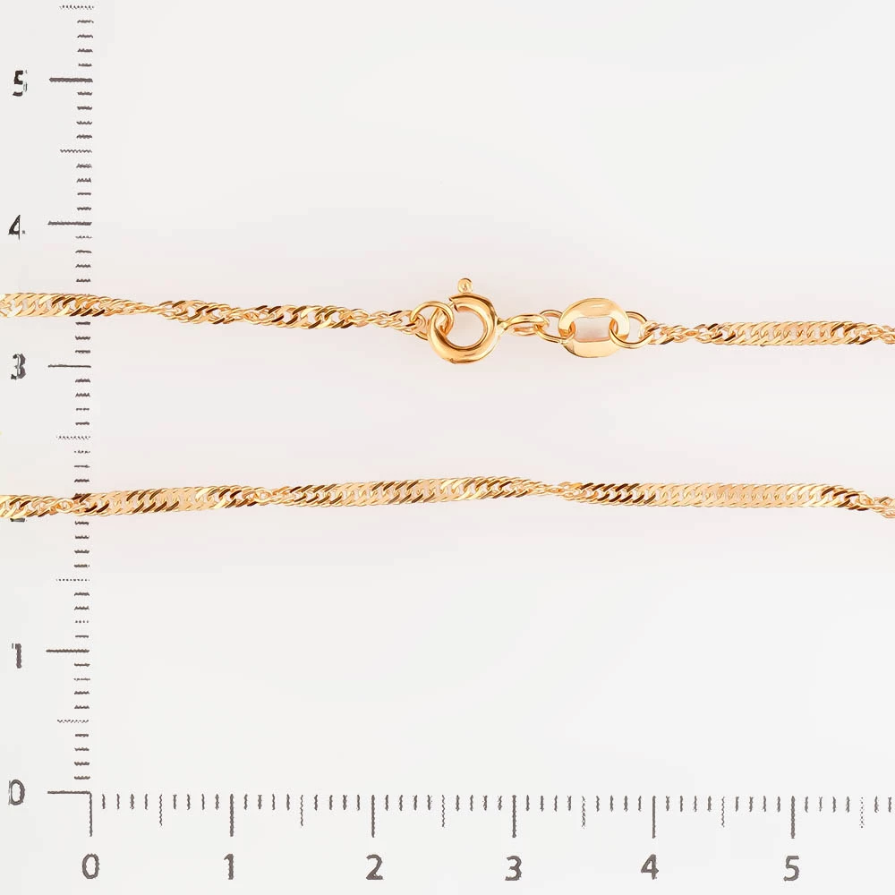 Цепь из красного золота 585 пробы