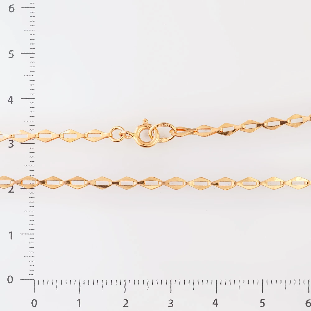 Цепь из красного золота 585 пробы