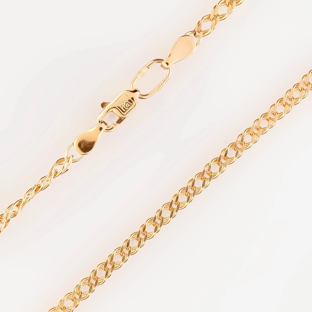 Цепь из красного золота 585 пробы