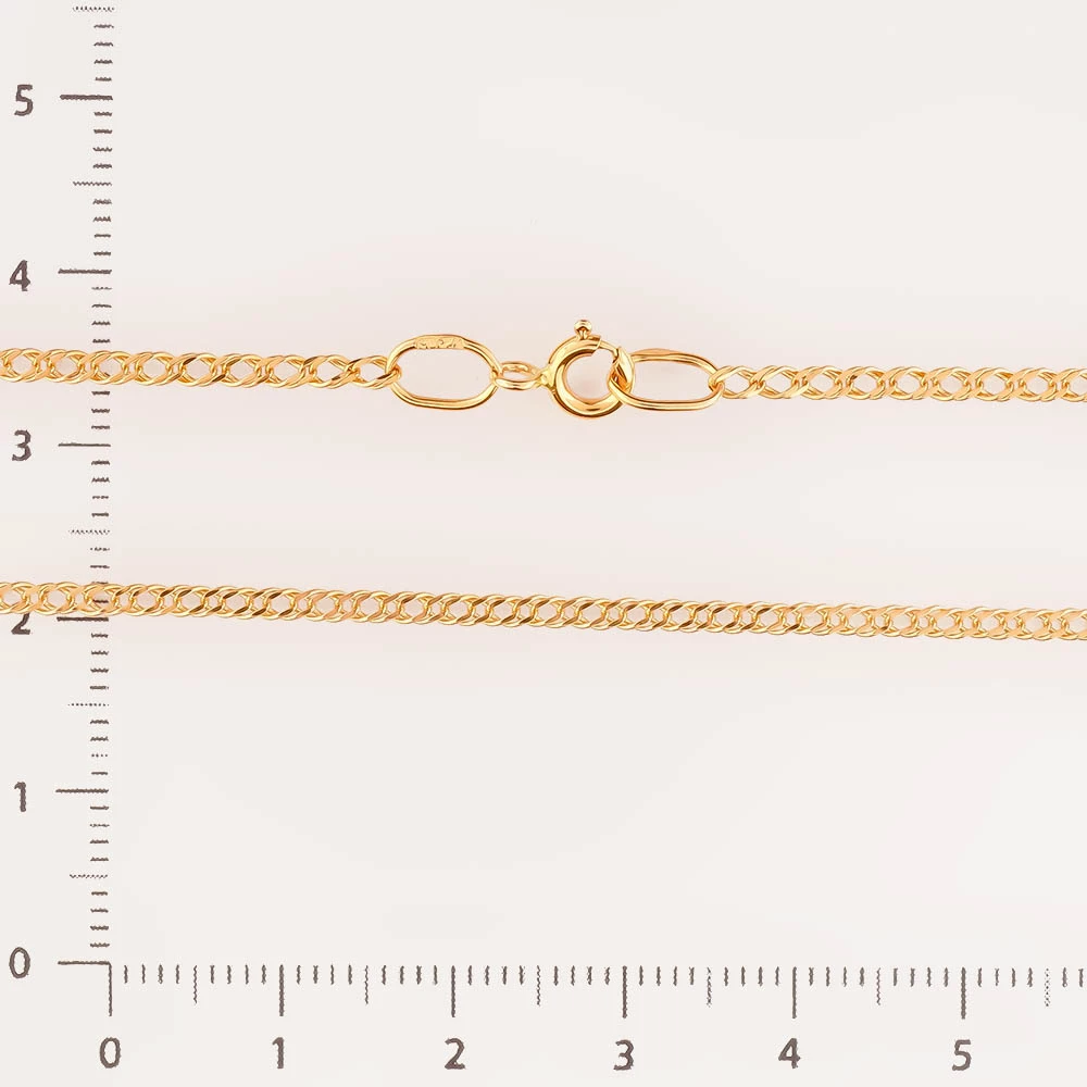 Цепь из красного золота 585 пробы