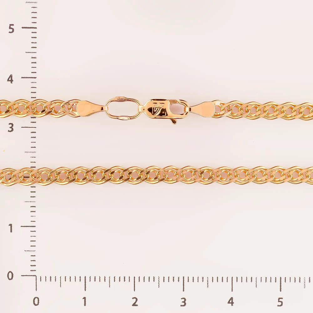 Цепь из красного золота 585 пробы