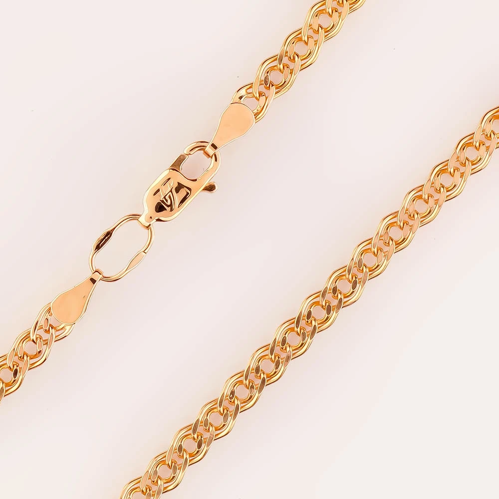 Цепь из красного золота 585 пробы