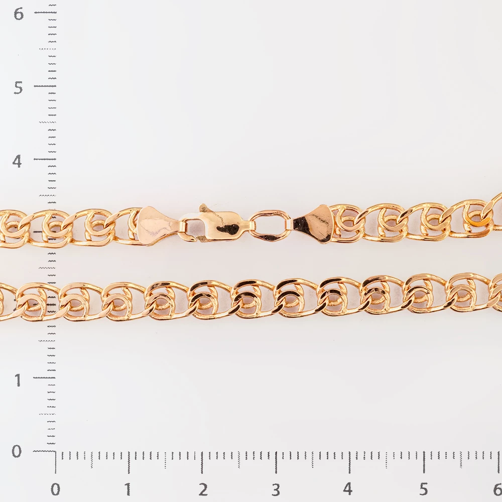 Цепь из красного золота 585 пробы