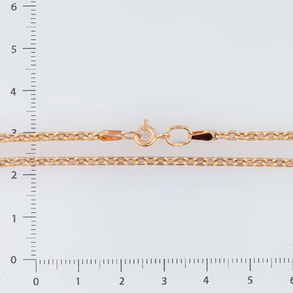 Цепь из красного золота 585 пробы