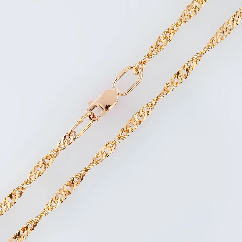 Цепь из красного золота 585 пробы