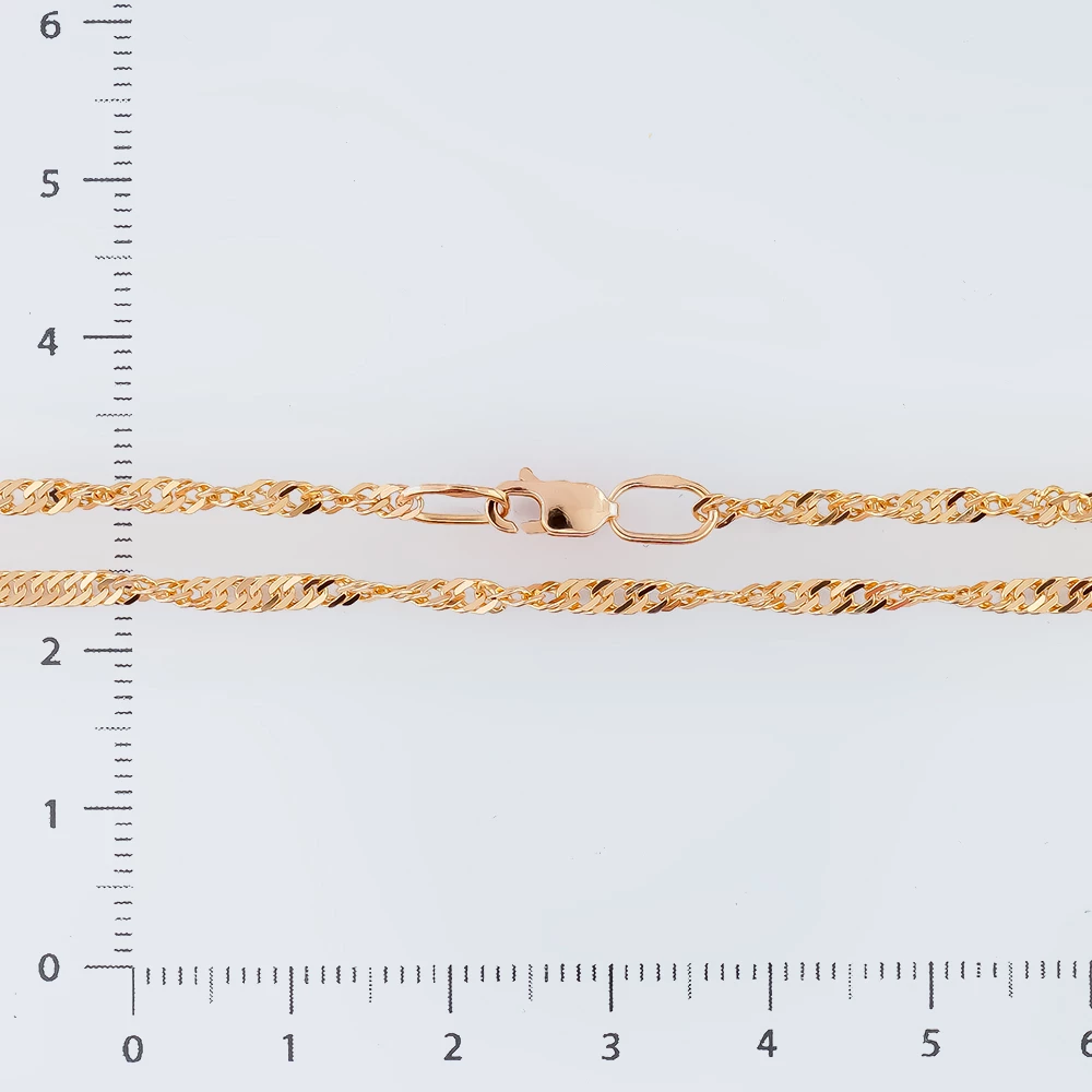 Цепь из красного золота 585 пробы