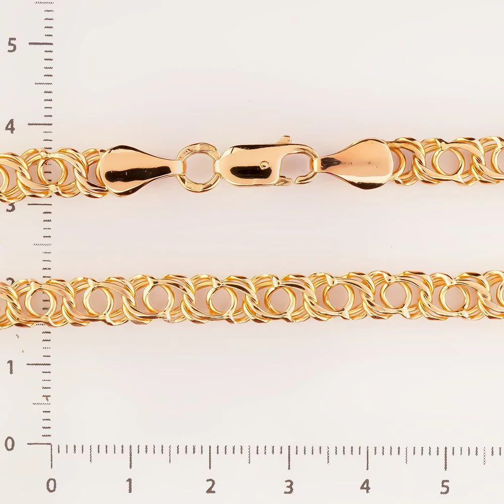 Цепь из красного золота 585 пробы