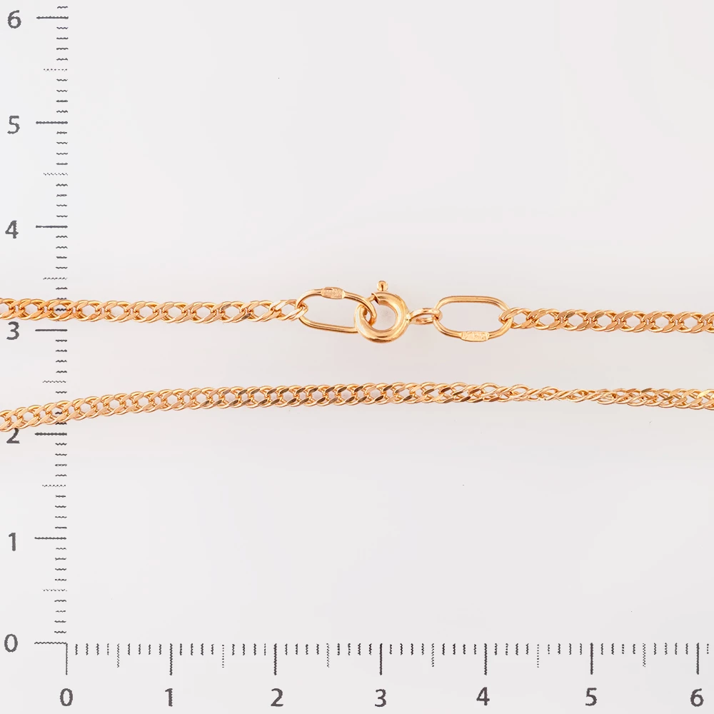 Цепь из красного золота 585 пробы