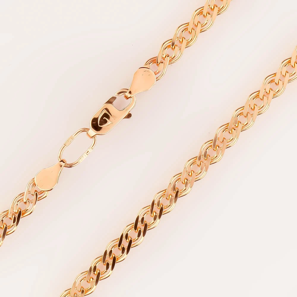 Цепь из красного золота 585 пробы