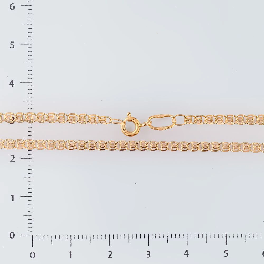 Цепь из красного золота 585 пробы