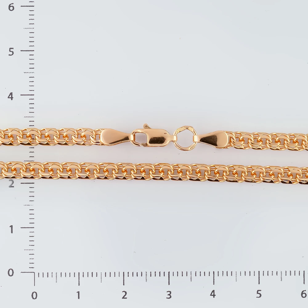 Цепь из красного золота 585 пробы