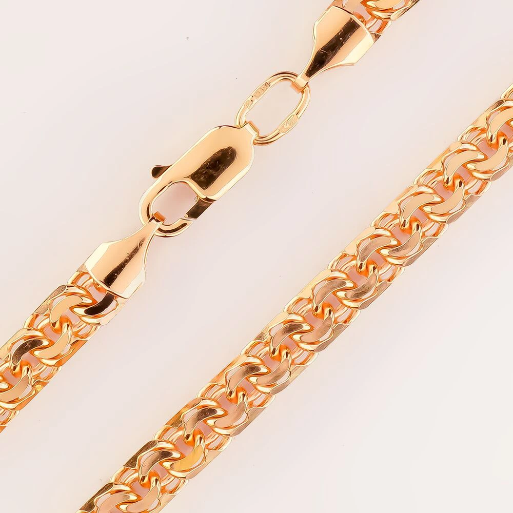 Цепь из красного золота 585 пробы