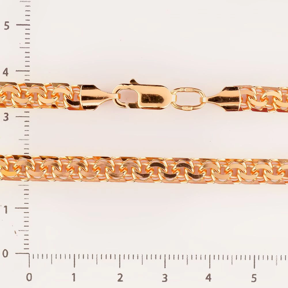 Цепь из красного золота 585 пробы