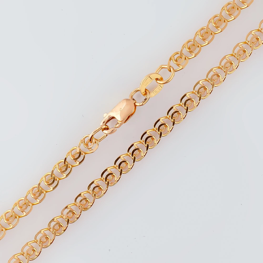 Цепь из красного золота 585 пробы