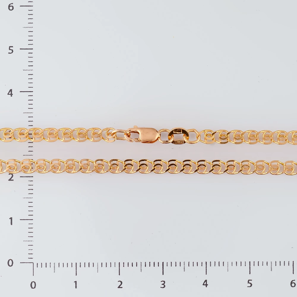 Цепь из красного золота 585 пробы
