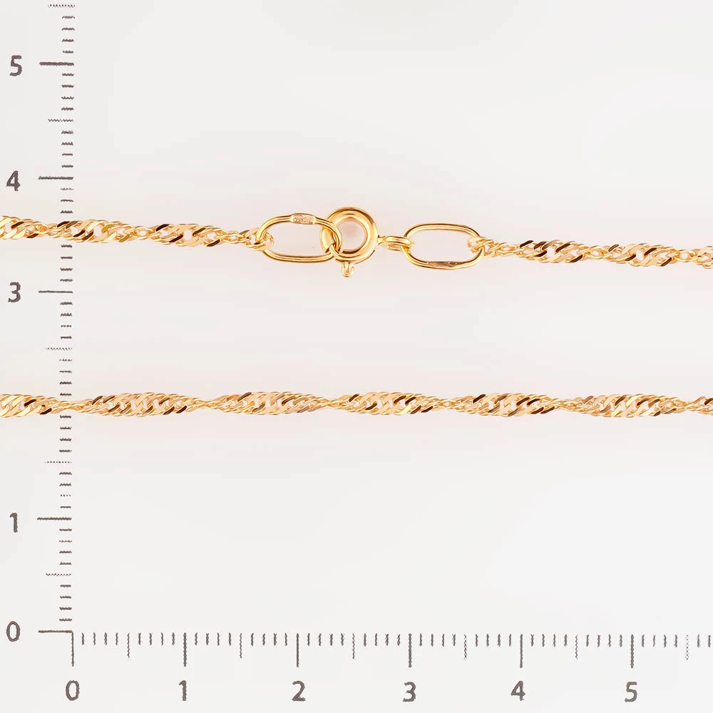 Цепь из красного золота 585 пробы