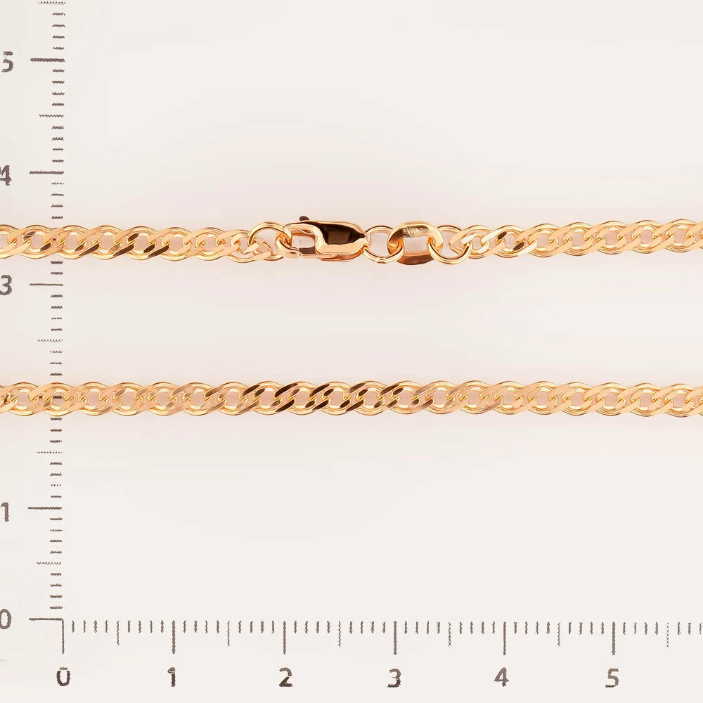 Цепь из красного золота 585 пробы