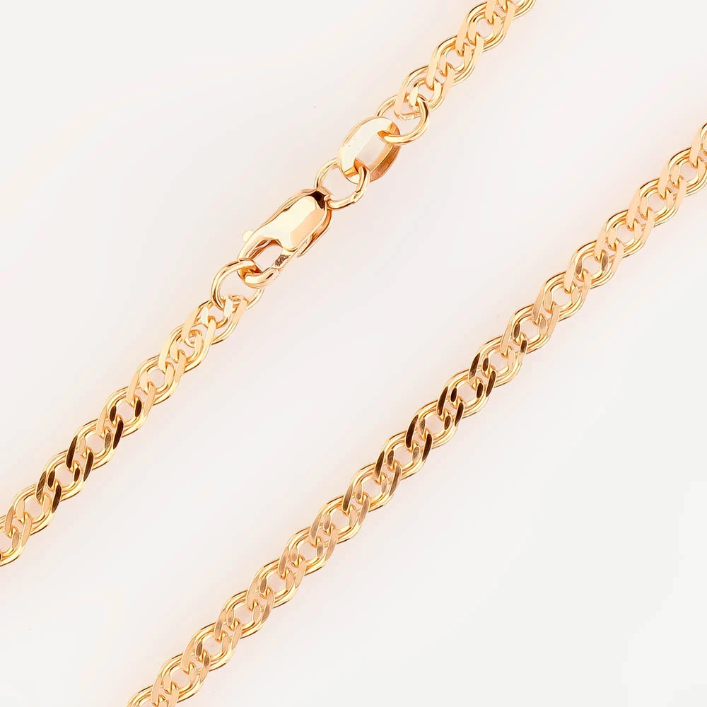 Цепь из красного золота 585 пробы