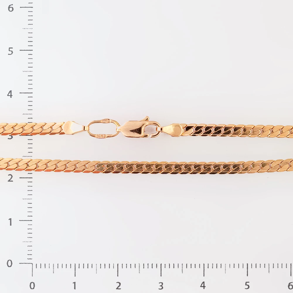 Цепь из красного золота 585 пробы