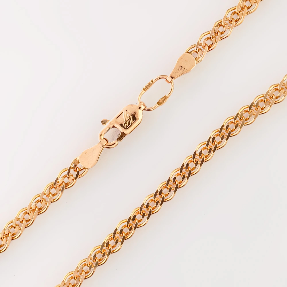 Цепь из красного золота 585 пробы