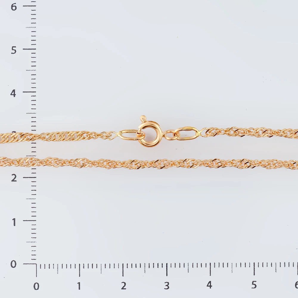 Цепь из красного золота 585 пробы