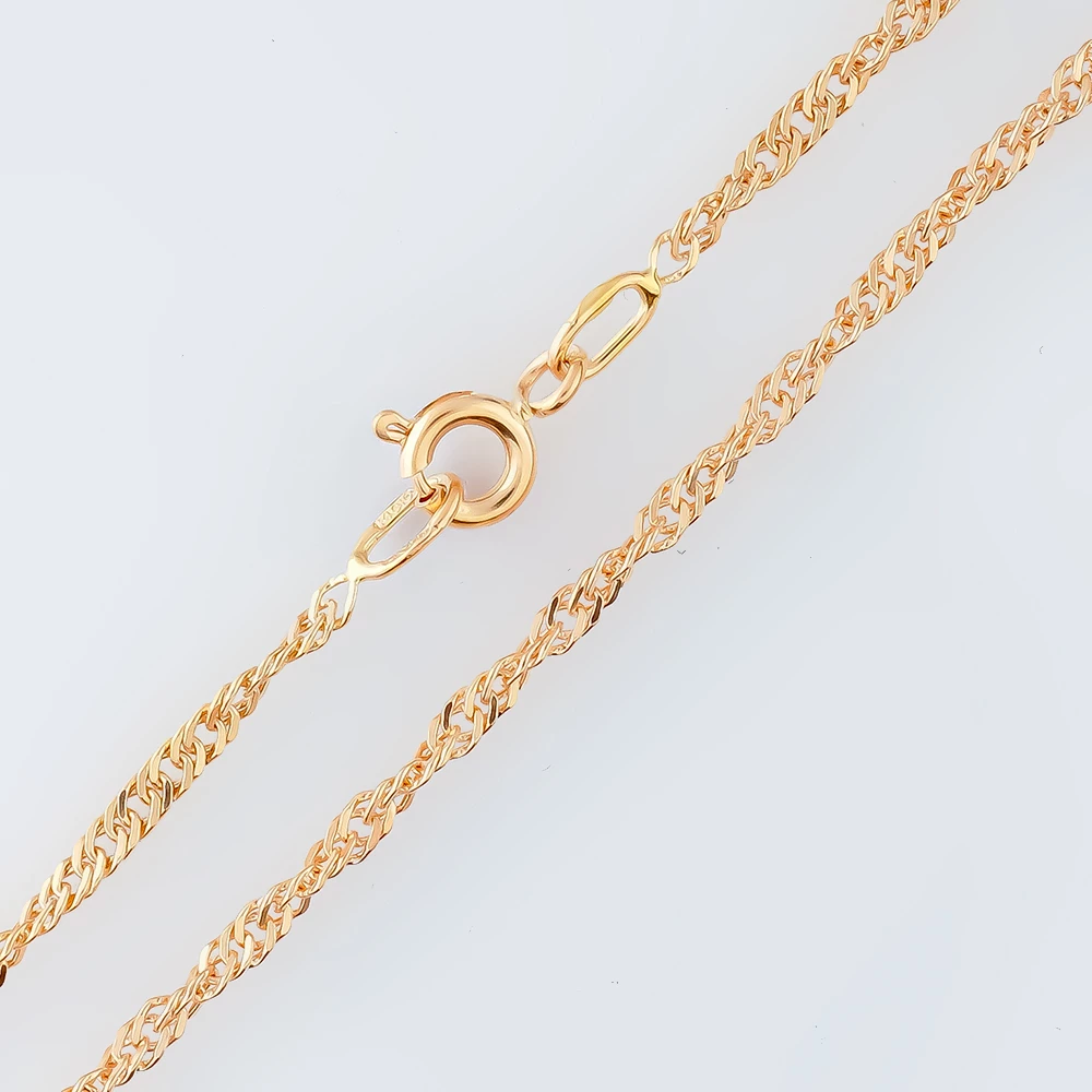 Цепь из красного золота 585 пробы