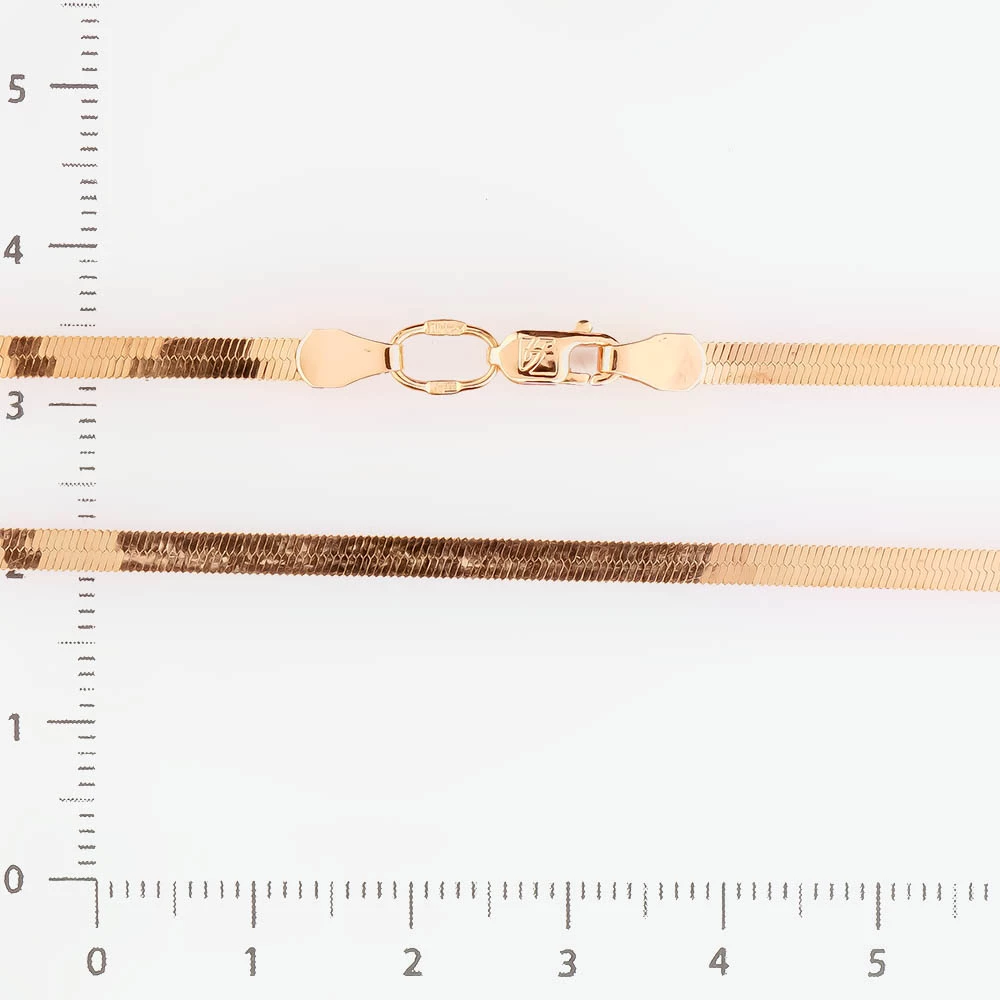 Цепь из красного золота 585 пробы