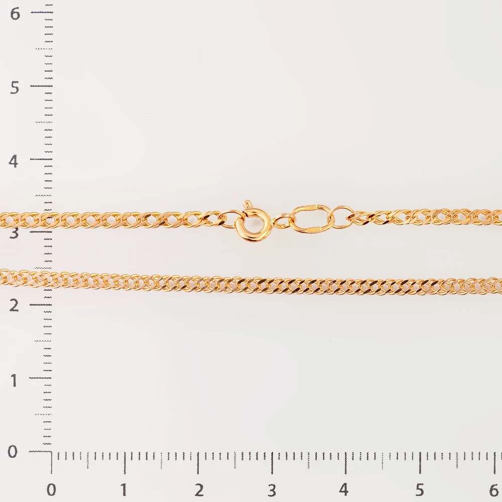 Цепь из красного золота 585 пробы