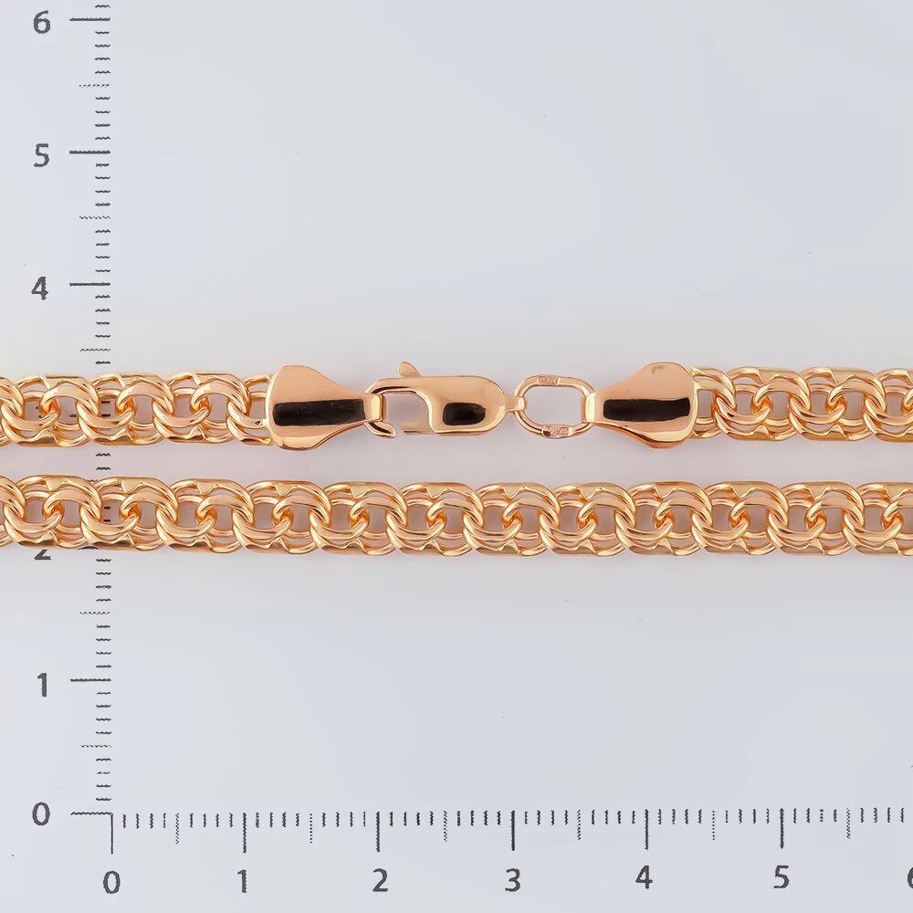 Цепь из красного золота 585 пробы