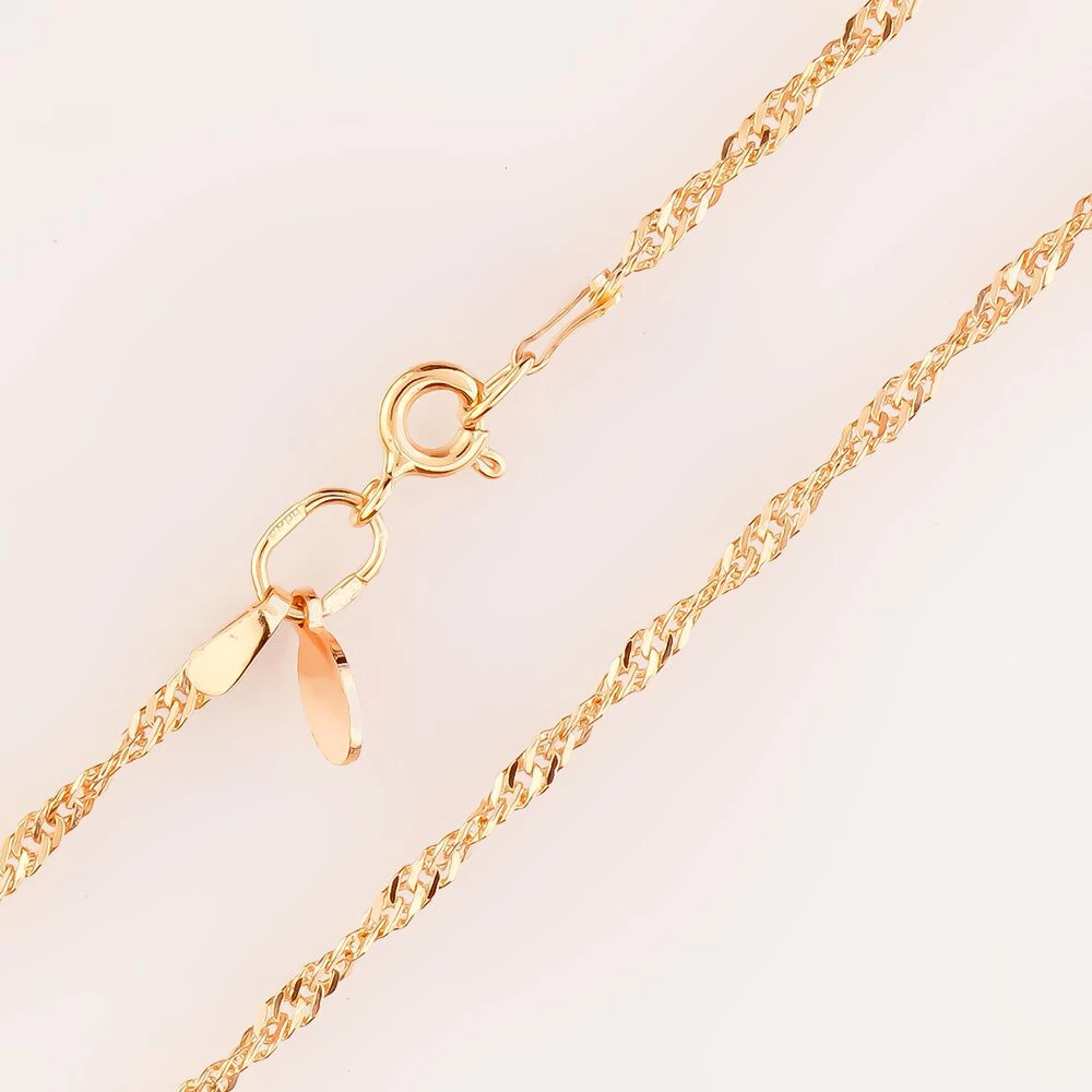 Цепь из красного золота 585 пробы