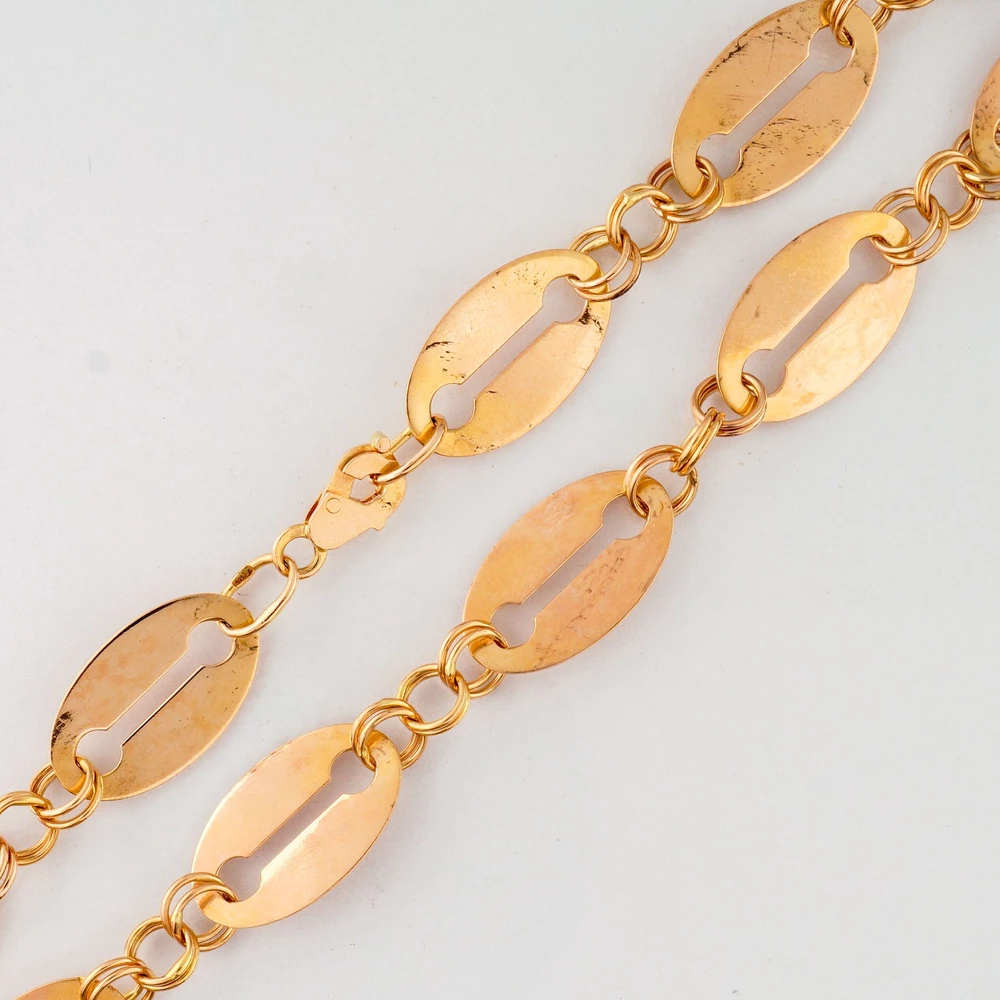 Цепь из красного золота 585 пробы