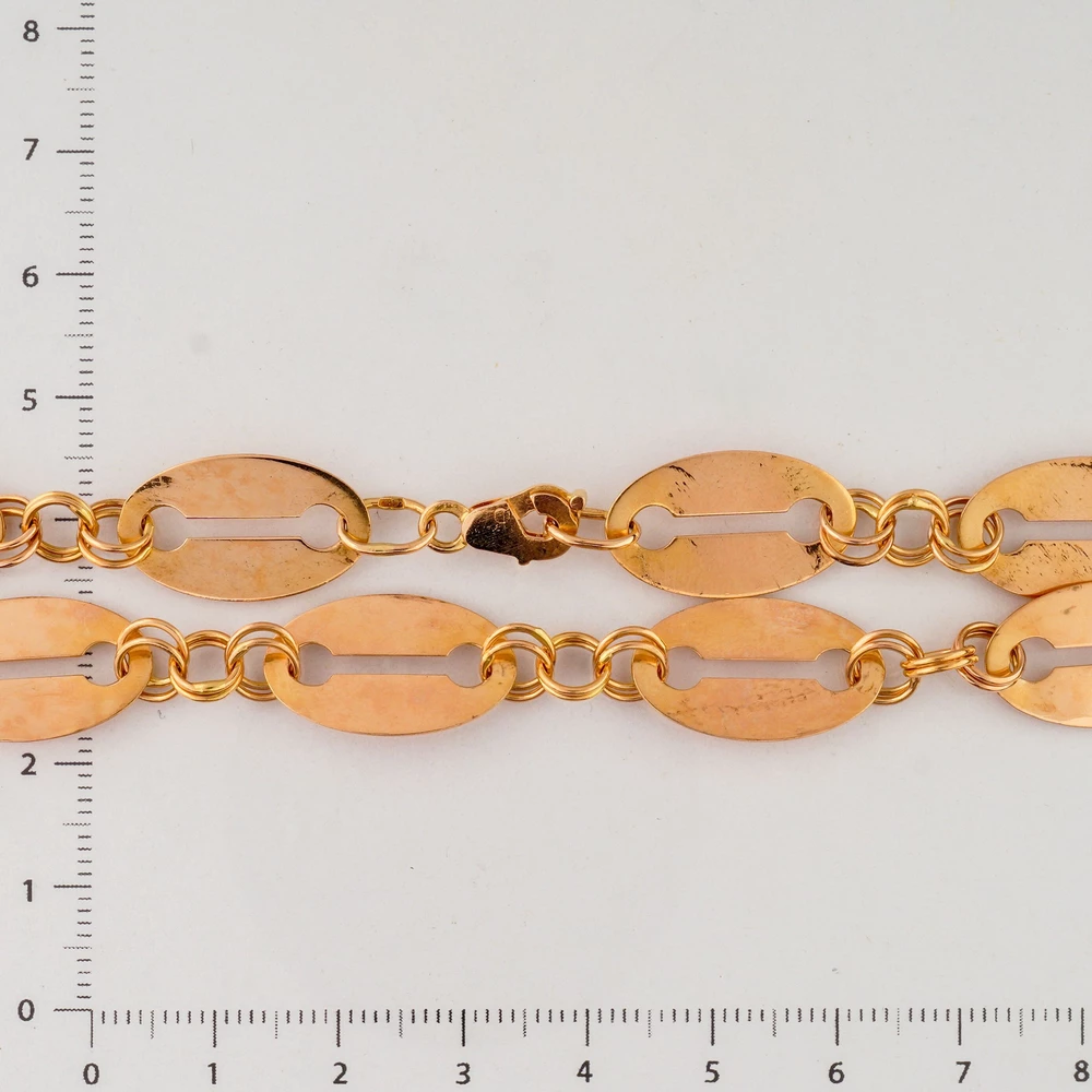 Цепь из красного золота 585 пробы