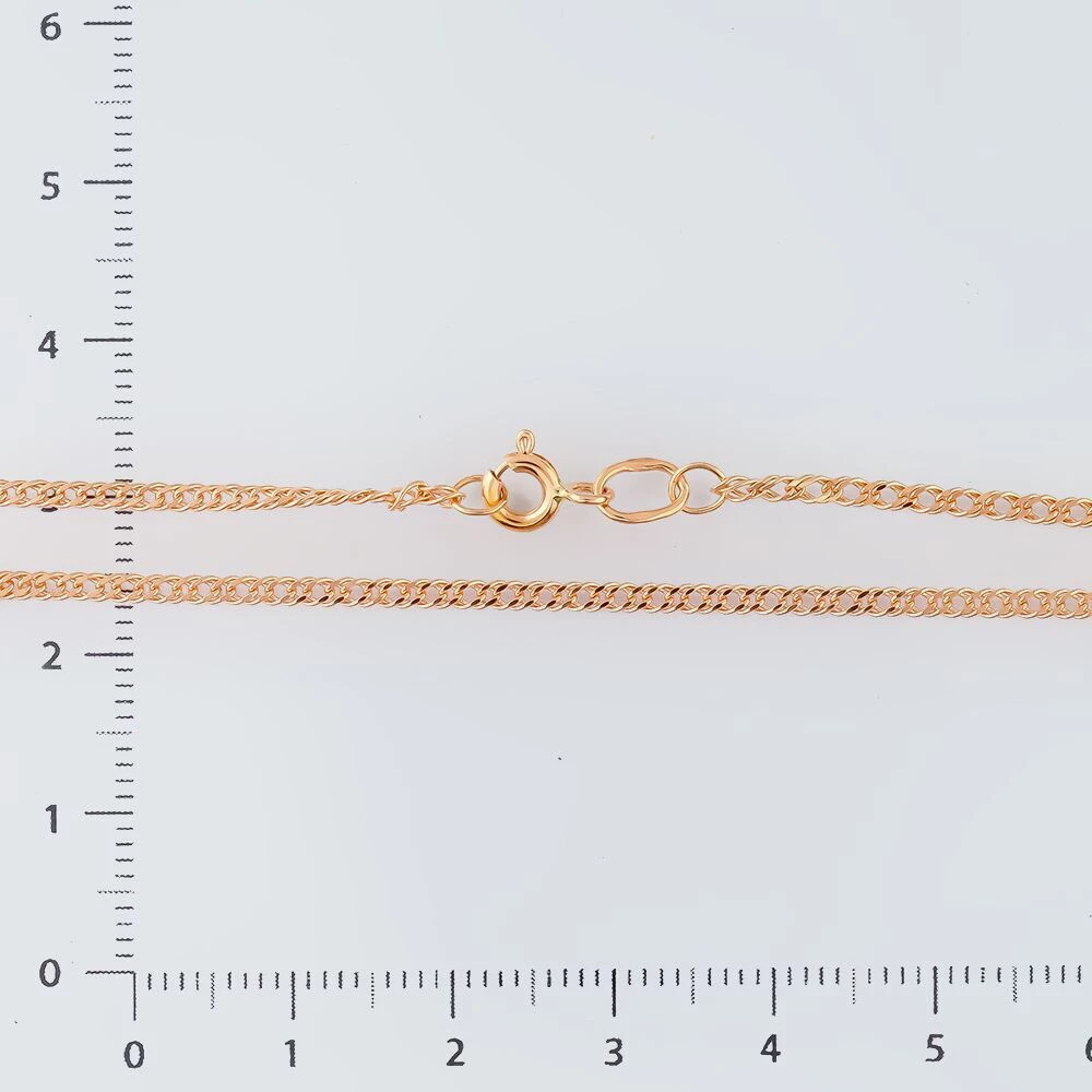 Цепь из красного золота 585 пробы