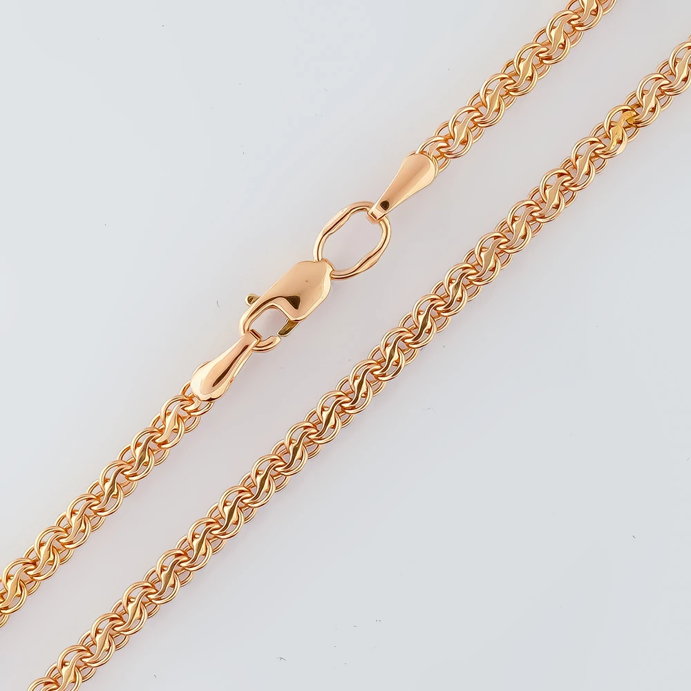 Цепь из красного золота 585 пробы