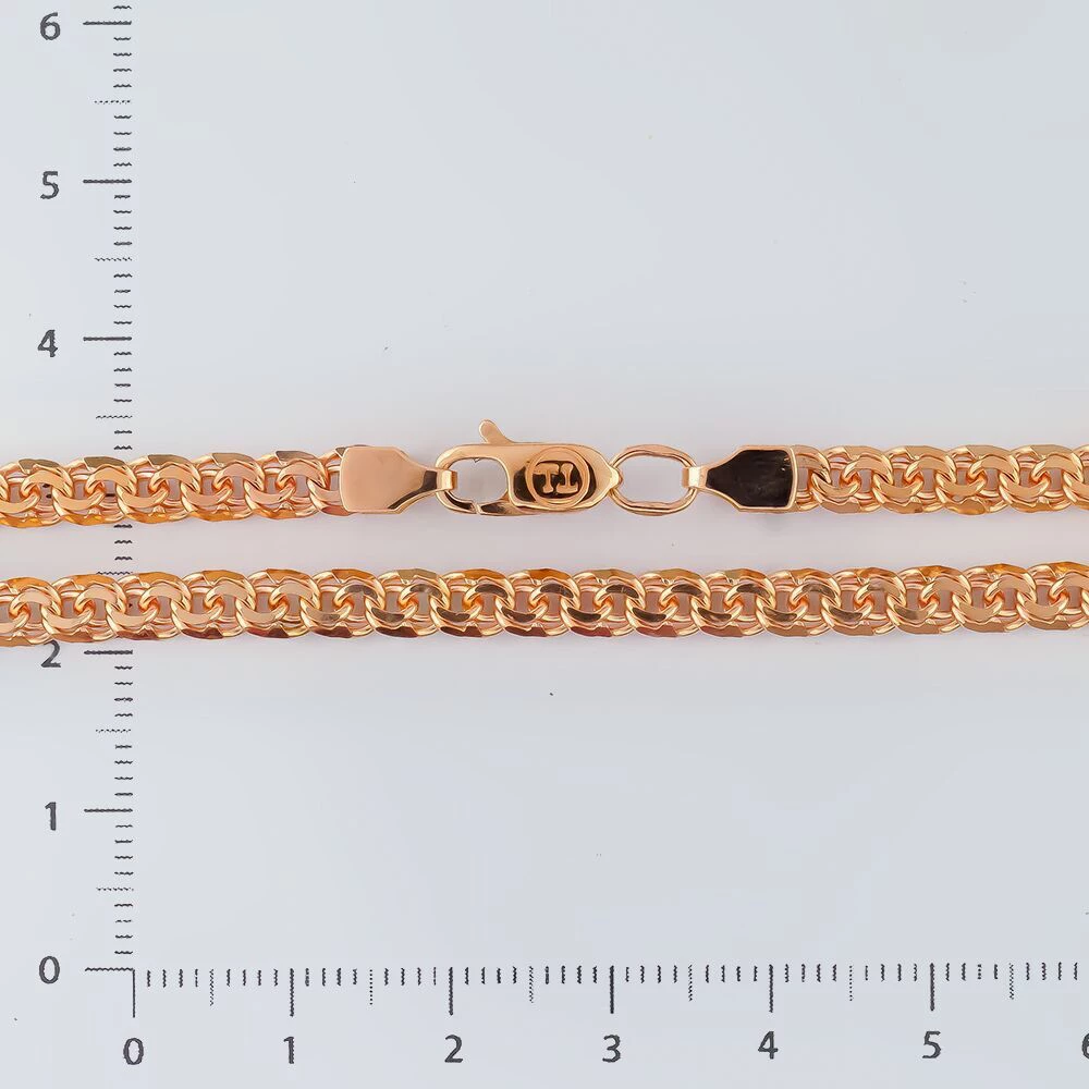 Цепь из красного золота 585 пробы