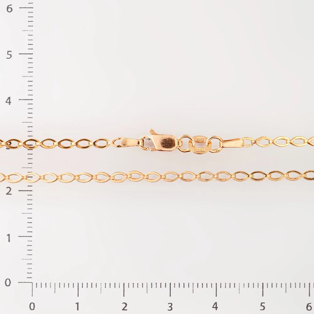 Цепь из красного золота 585 пробы