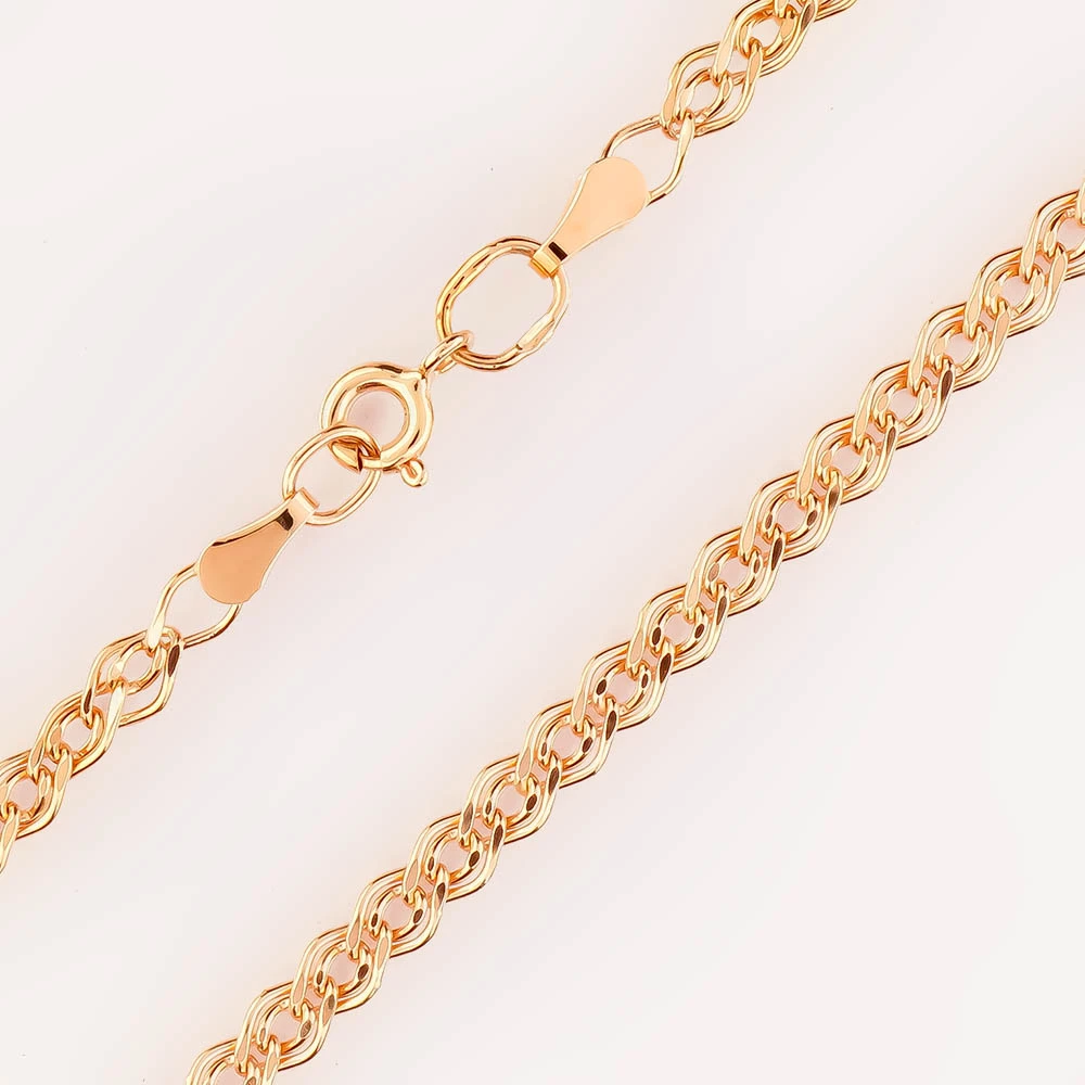 Цепь из красного золота 585 пробы