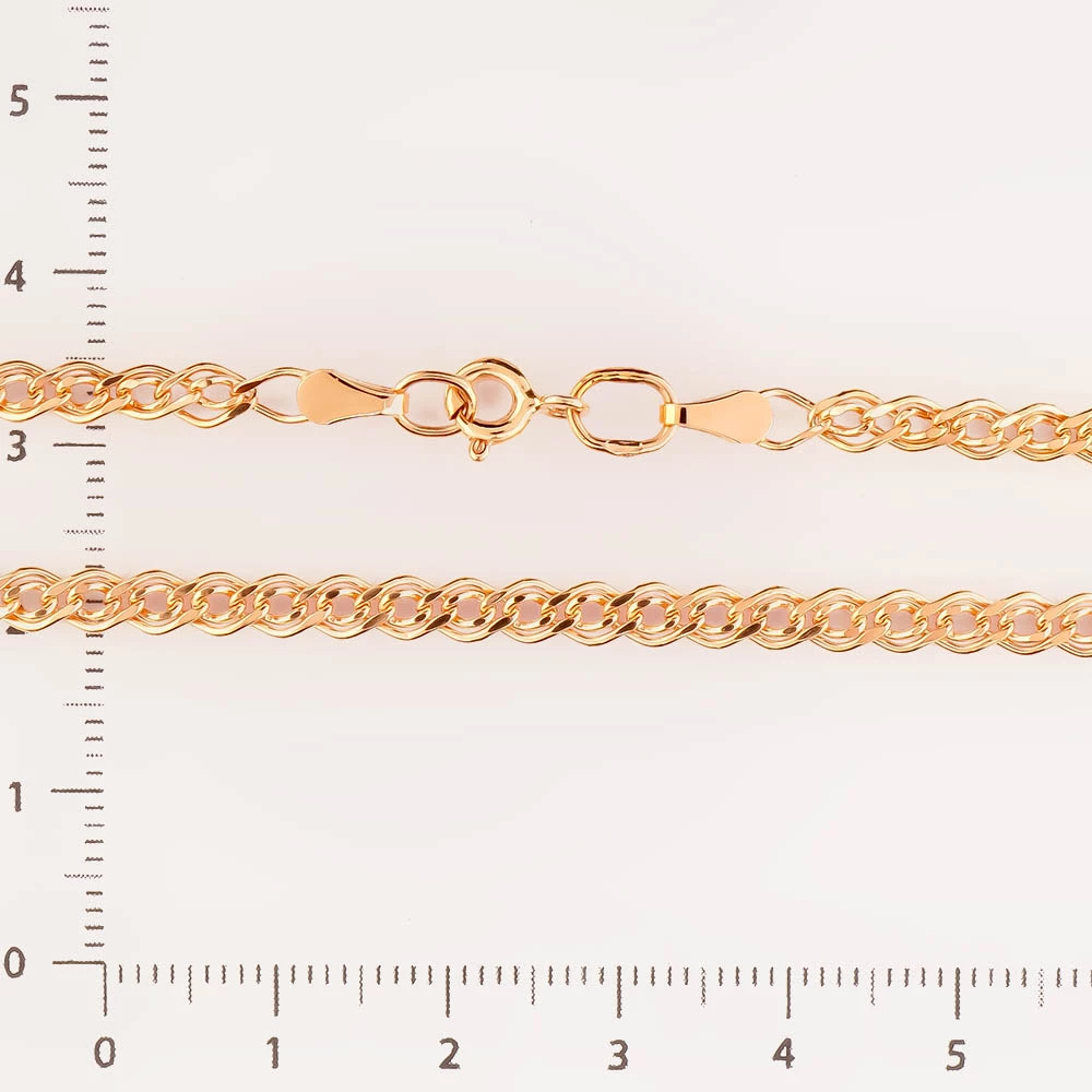 Цепь из красного золота 585 пробы