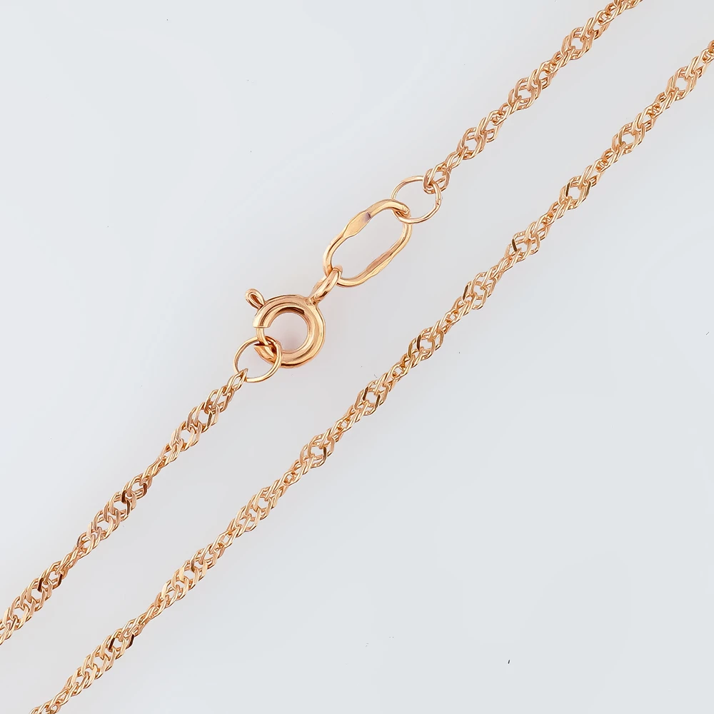 Цепь из красного золота 375 пробы