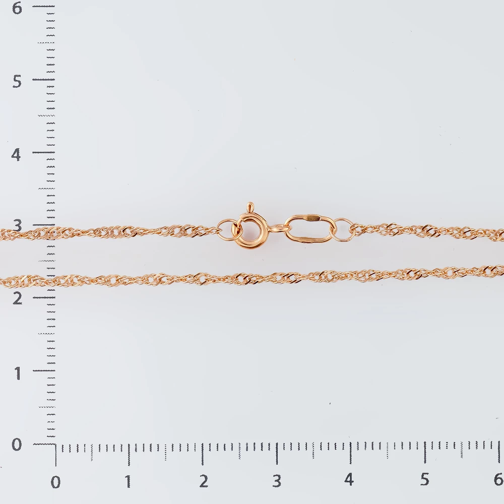 Цепь из красного золота 375 пробы