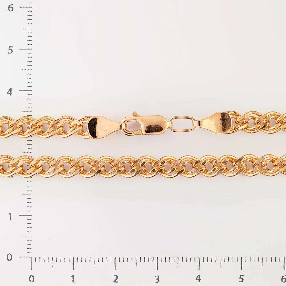 Цепь из красного золота 585 пробы