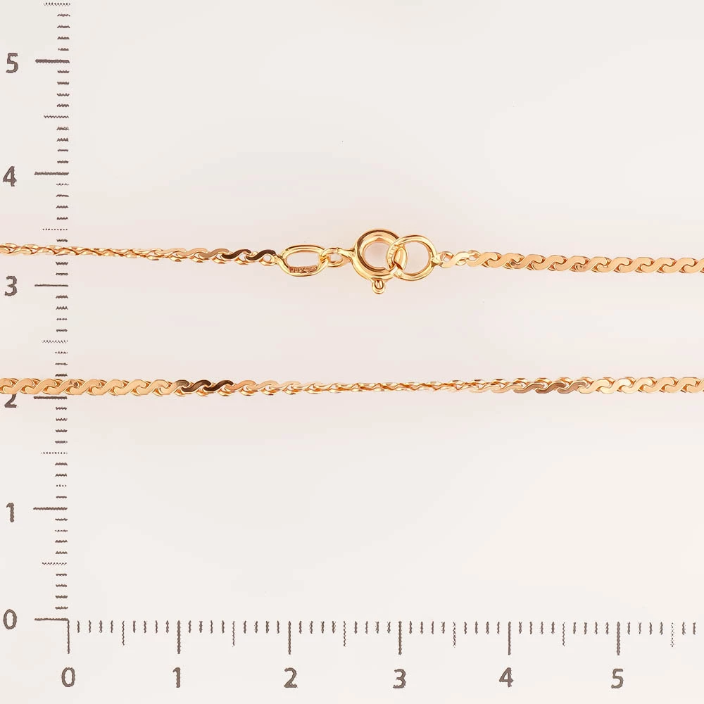 Цепь из красного золота 585 пробы