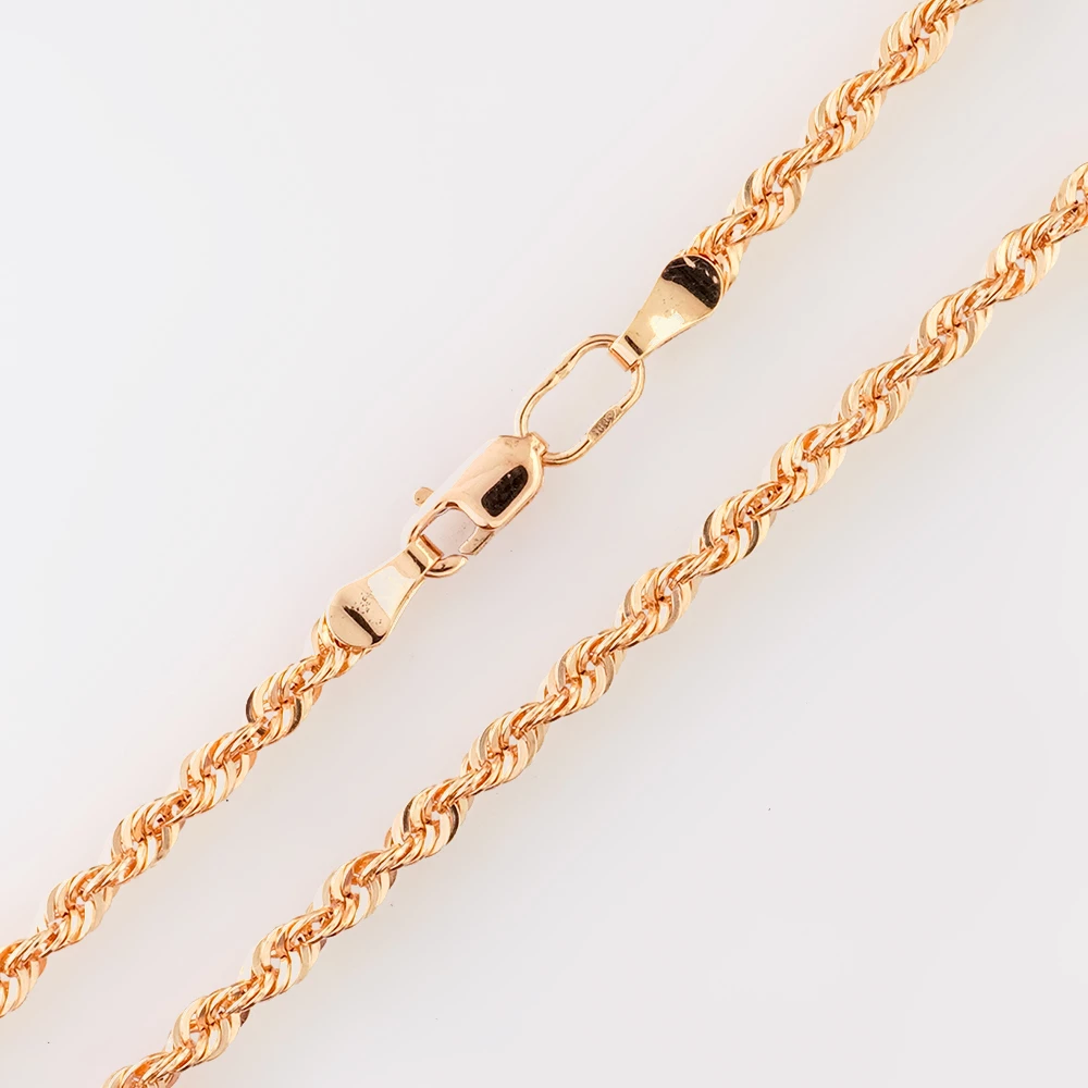 Цепь из красного золота 585 пробы