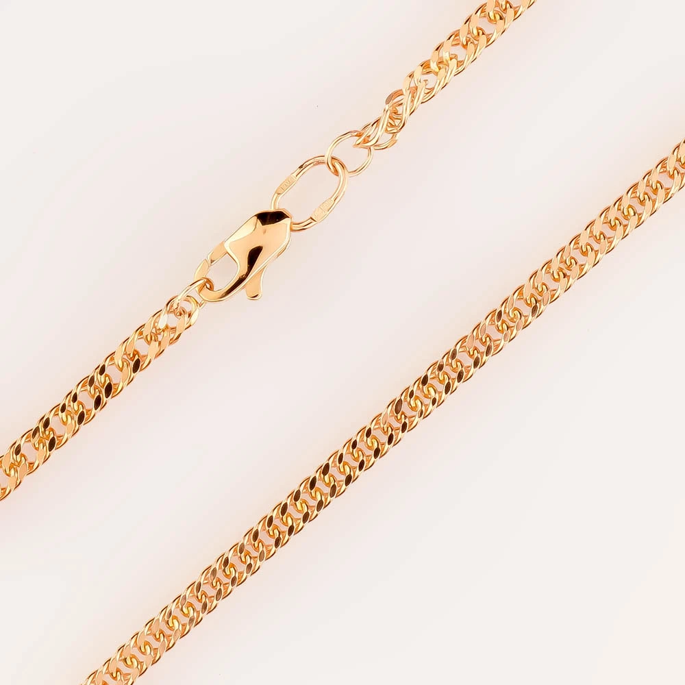 Цепь из красного золота 585 пробы