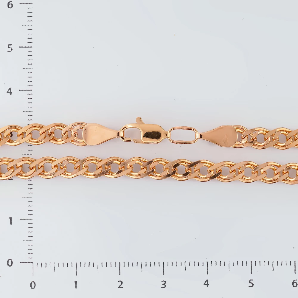 Цепь из красного золота 585 пробы