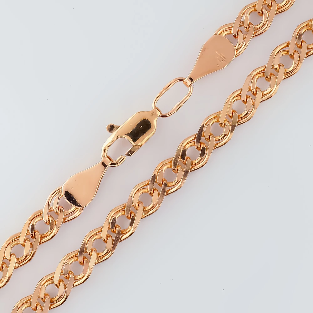 Цепь из красного золота 585 пробы