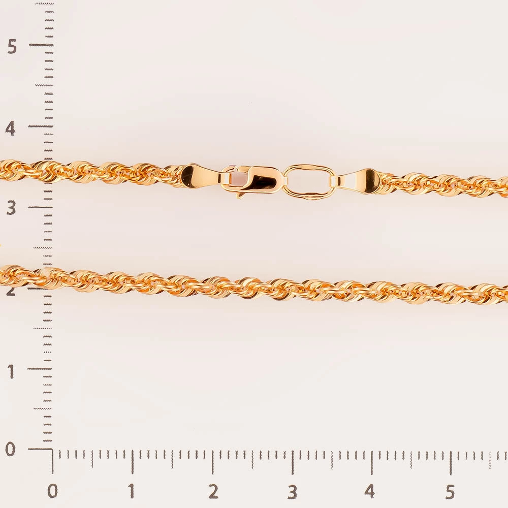 Цепь из красного золота 585 пробы