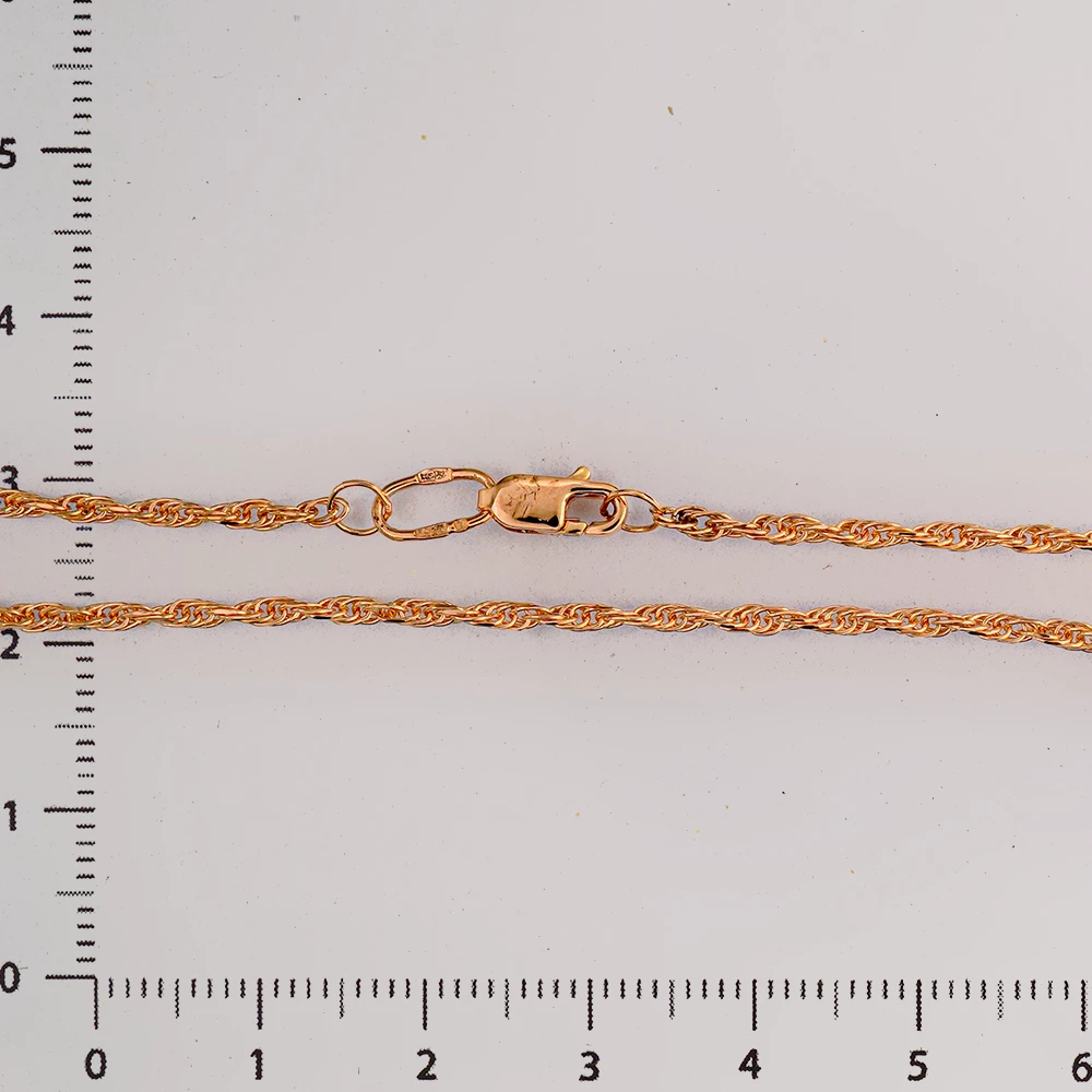 Цепь из красного золота 585 пробы