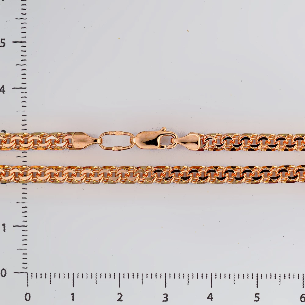 Цепь из красного золота 585 пробы