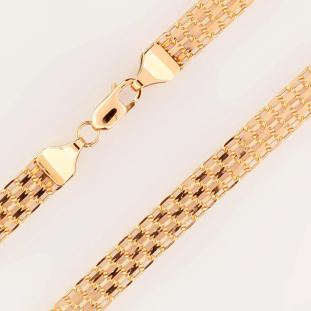 Цепь из красного золота 585 пробы